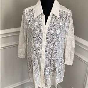 Coldwater Creek Lace Blouse